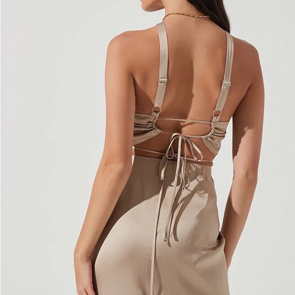 ASTR THE LABEL | ROBIN TOP | KHAKI - Picture 3 of 7